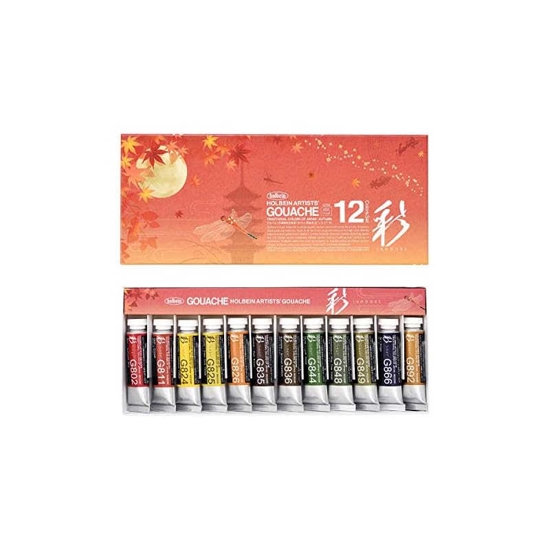 【3日以内発送】ホルベイン 不透明水彩絵具ガッシュ 日本色 