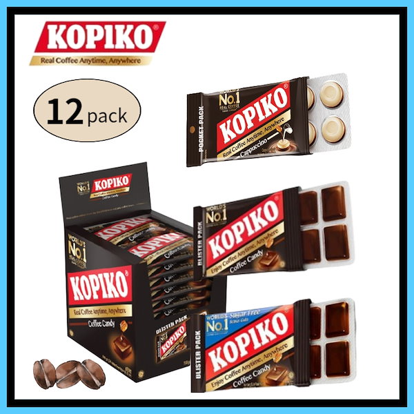 Qoo10] KOPIKO コーヒー味キャンディ ブリスターパック