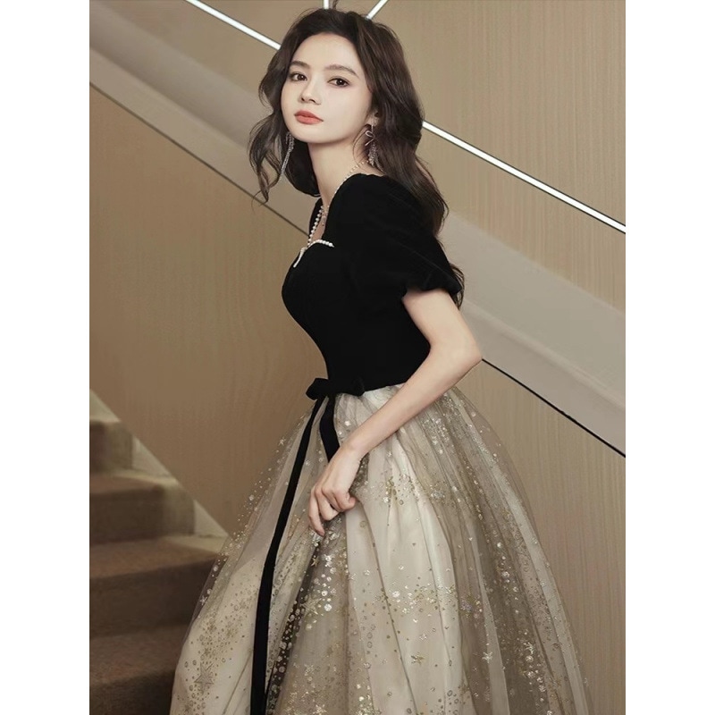 太った教師2025わずかに太ったドレスとドレス幼稚園式初恋スカートエレガントな森林局の卒業