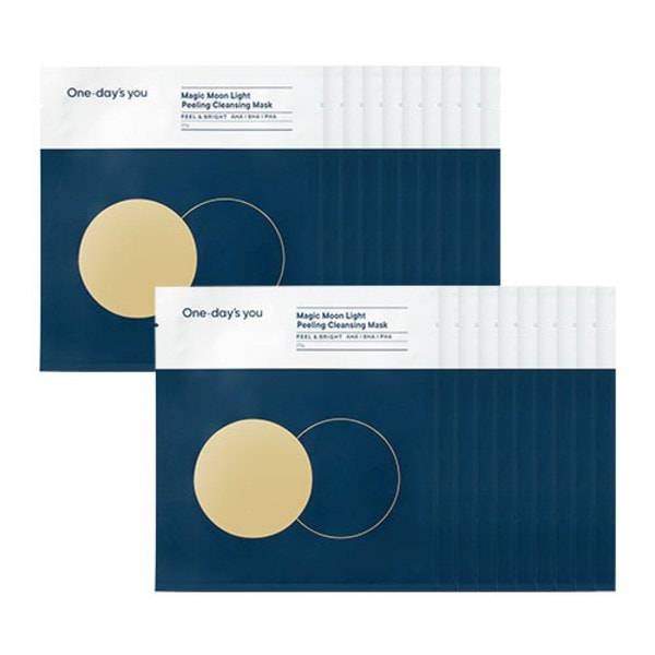 マジックムーンライト ピーリング クレンジング マスクパック5個入り4個