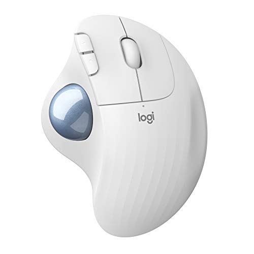 ロジクール ワイヤレスマウス トラックボール 無線 M575OW Bluetooth Unifying 5ボタン windows mac iPad 電池寿命最大24ケ月 M575 オフホワイト 国内正
