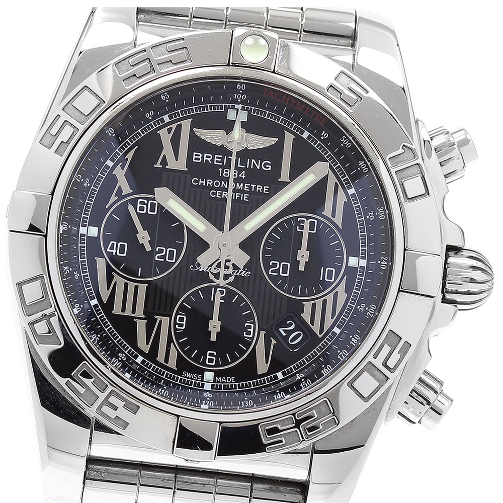 ブライトリング BREITLING AB0110 クロノマット 44 デイト 自動巻き メンズ 箱・保証書付き_888682【中古】