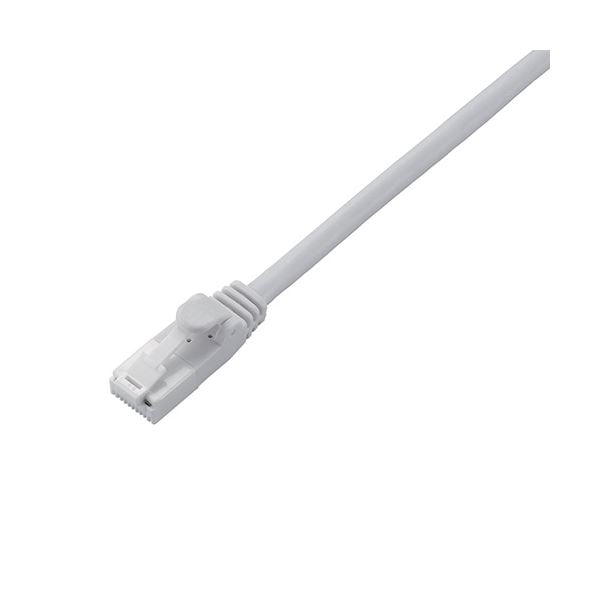 （まとめ） エレコム LANケーブル/CAT6対応/EU RoHS指令準拠/爪折れ防止/簡易パッケージ仕様/10m/ホワイト LD-GPT/WH10/RS (×2セット)