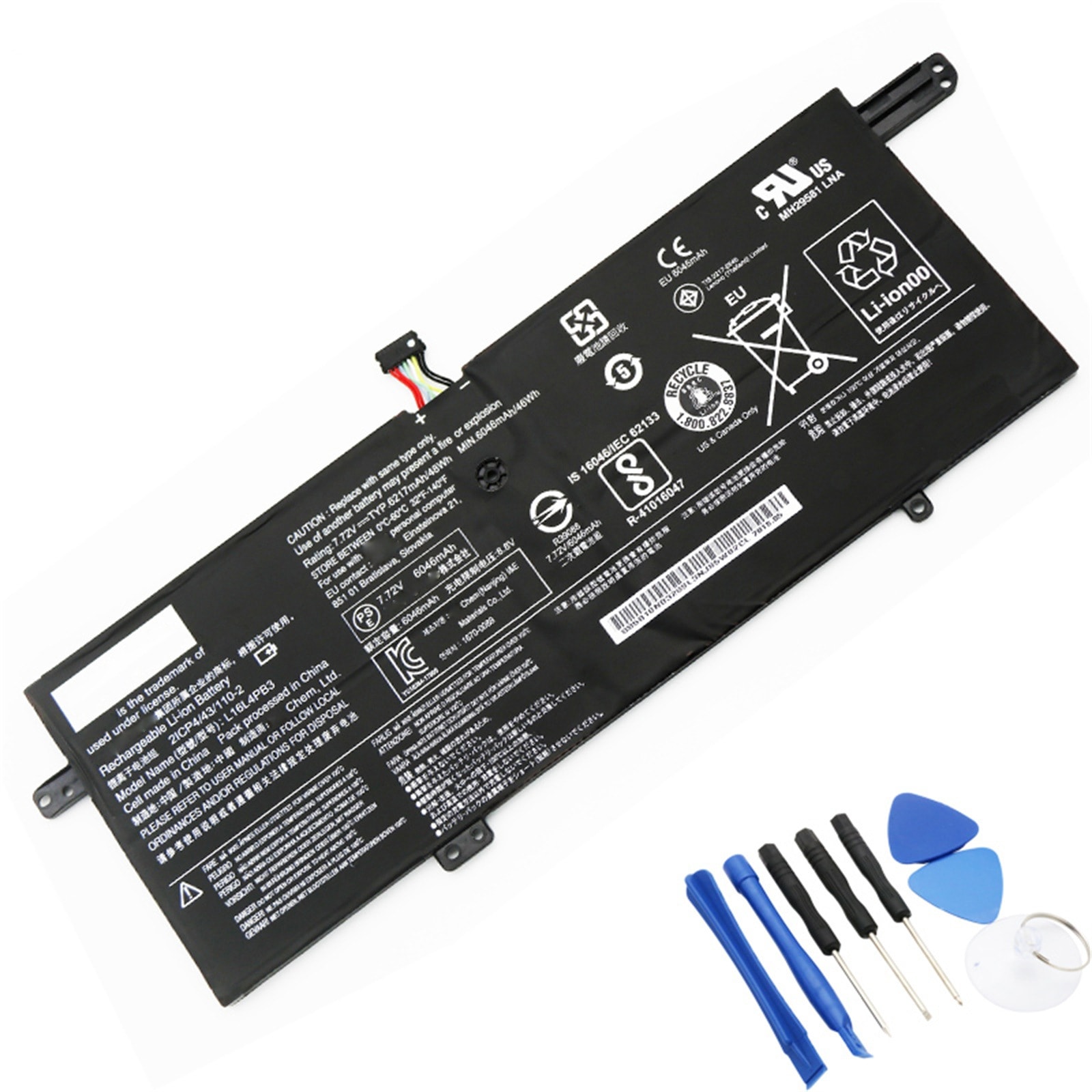 L16L4PB3 電池・Lenovo/ThinkPadノートパソコン互換 48Wh/6217mAh IdeaPad 720S-13IKB 720S-13ARR L16M4PB3 L16C4PB3 L1 7,401円