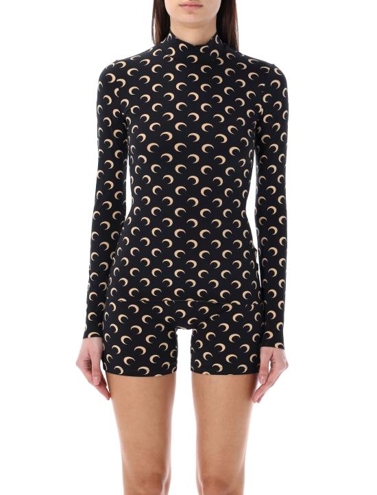 MARINE SERRE Women Blouses WTS005ACJER0001 IT99 Nero