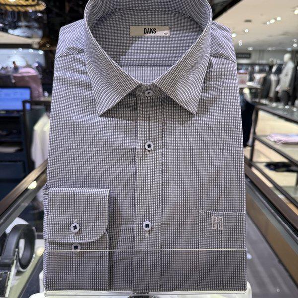 26SS一般フィット スモールチェック 長袖シャツDMP3SHDL122B1_s