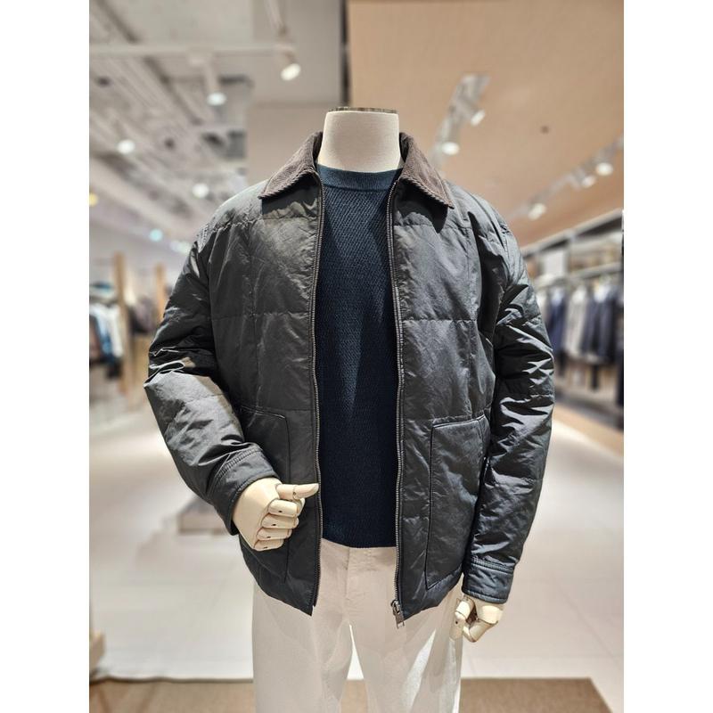 [坡州店] [AND Z()]2種類のカラー DUCK DOWN 四角キルティング ワークジャケット タイプ ジャンパー(BZF4JP1102)