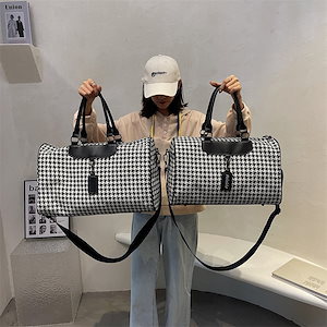 千鳥柄バック はやめ