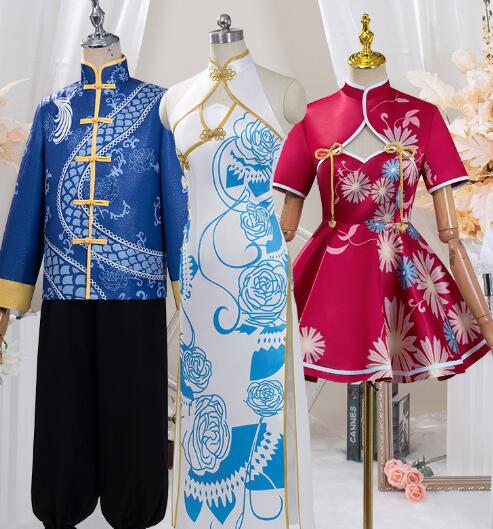 パーティーイベント用品コスチューム一式ハロウィン コスチューム パーティードレス ステージ衣装 チャイナドレス セット 有馬かな アクア ルビー 星野アイ コスプレ衣装 推しの子 スーツ ハロウィ