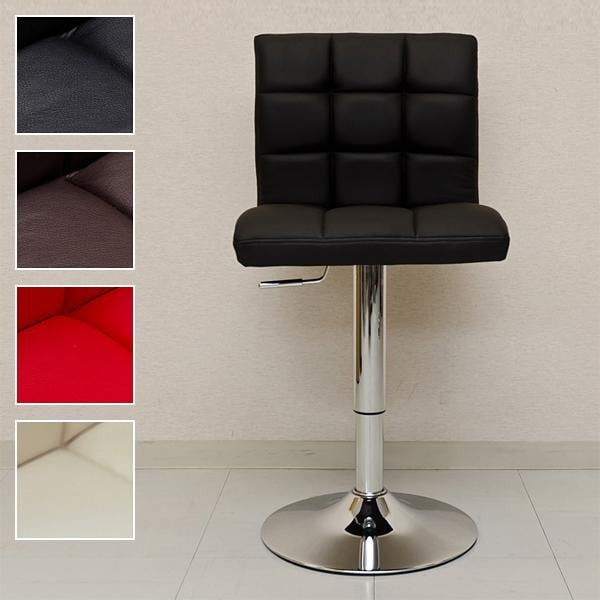カウンターチェア 椅子 ハイスツール バーチェア 背もたれ おしゃれ カウンター イス 昇降式 ひじ掛けなし 肘なし 回転式 シンプル スタイリッシュ