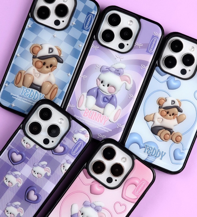 [グラフィックマーケット] ニューレトロ エポキシ グラフィック ケース 韓国 スマホケース