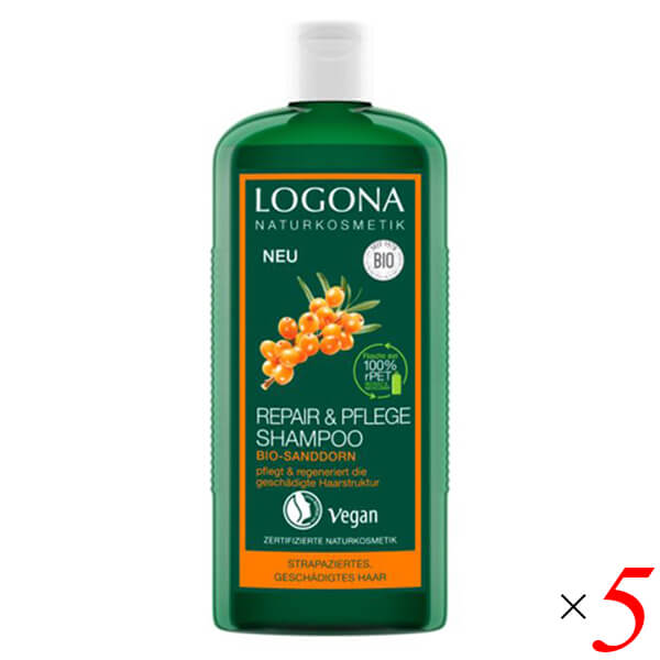ロゴナ リペアシャンプー ヒッポファン 250ml 5本セット 9,394円
