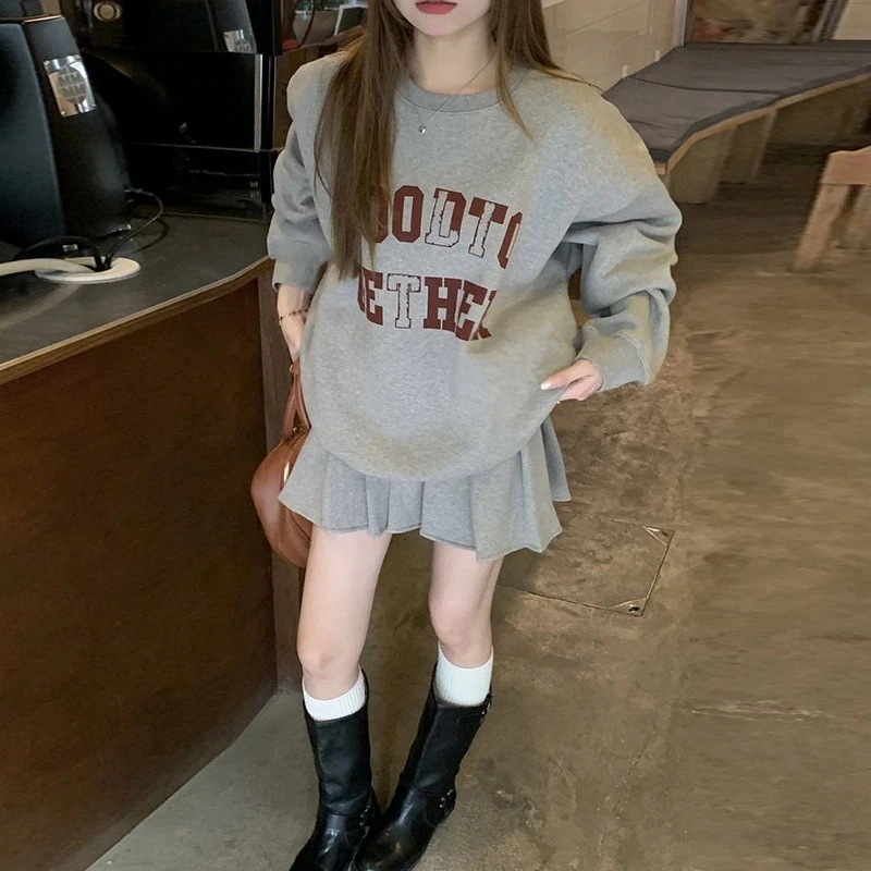 福袋 トップス+ズボン 長袖 フード付きアウター無地 ップ パーカー T レディーストレーニングウェアスポーツウェ 大きいサイズ ア スウェットパンツ韓国ファッション パーカースカート スウェット