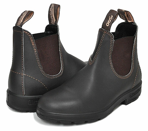 エラスティック サイドゴア ブーツ bs500050 ブラウン レザー インジェクション