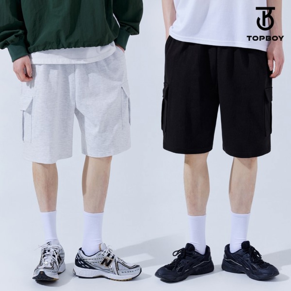 (トップボーイ) 1+1 ベーシックカーゴロングハーフパンツ (TBS_1184)