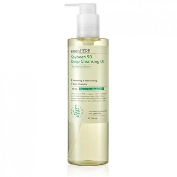 エッセンハーブ ソイビン 90 ディープ クレンジングオイル ユーカリ 300ml (脂性) x 4個