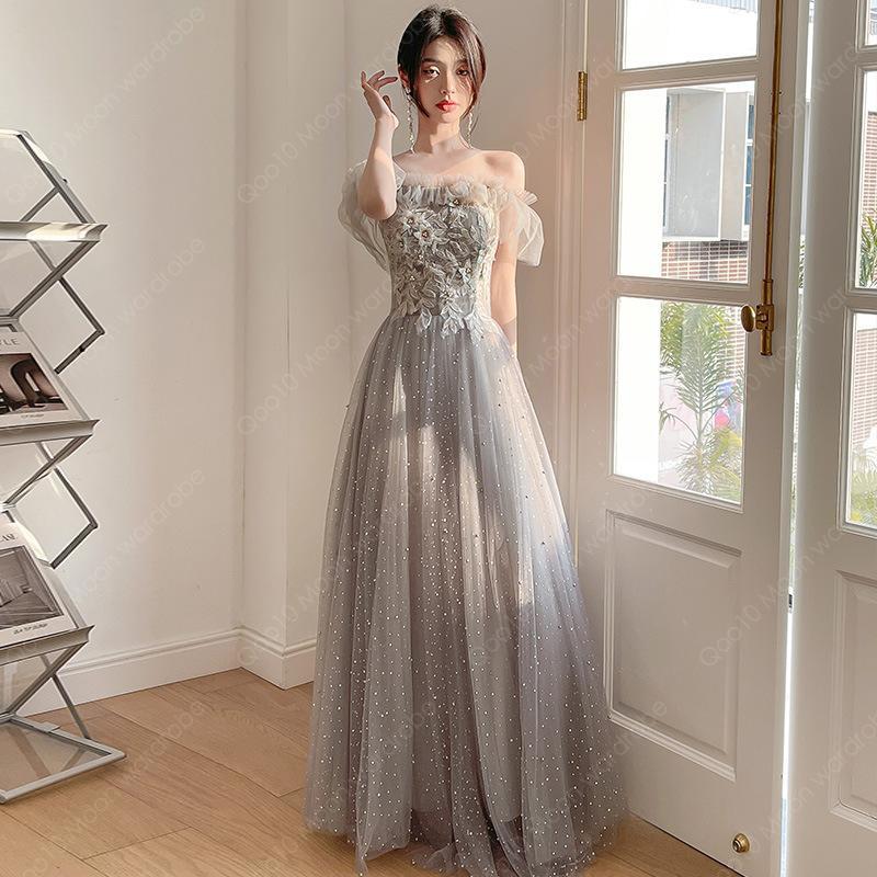 ブライズメイドドレスウェディングドレスパーテイードレスドレスフリーサイズドレス二次会お揃いドレスレディースゲストドレス女性用-89