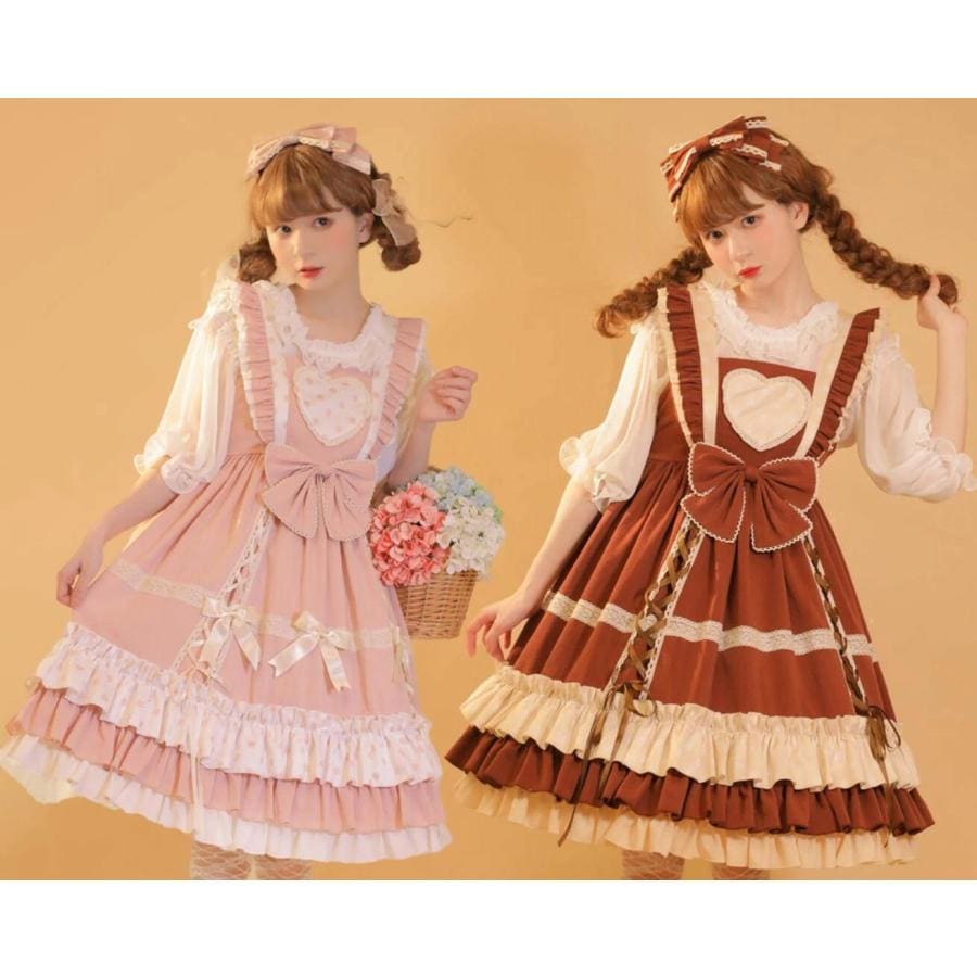 新作ハロウィングッズ ロリータ服 単品2点セット Jskワンピース シャツ コスプレ 可愛い女の子 レディース キャミソールワンピース ハロウィン衣装 お姫様ドレス コスチューム衣装 高 2枚購入で
