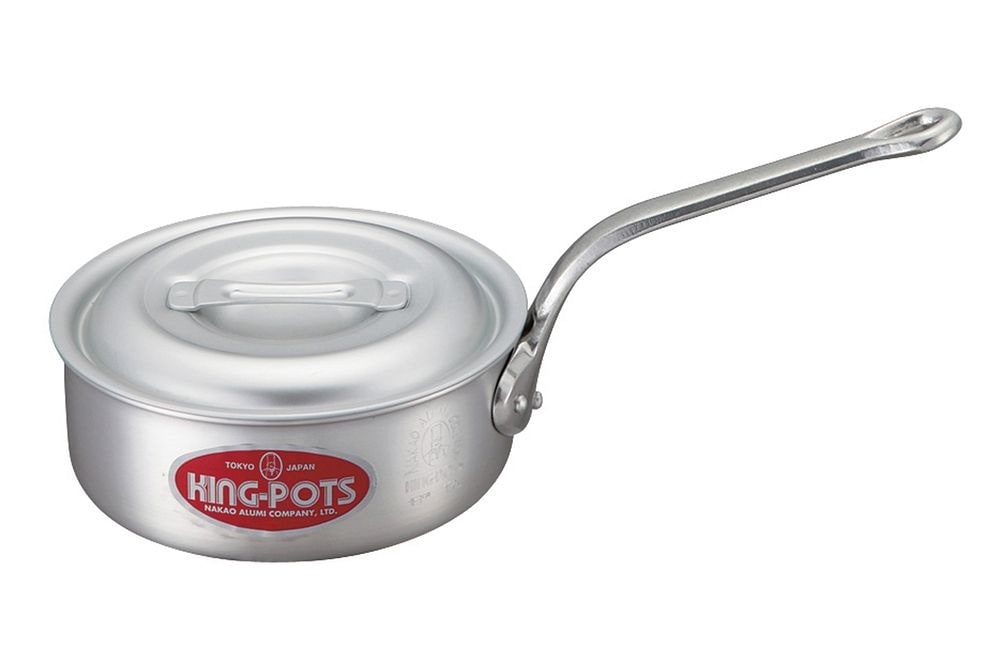 中尾アルミ製作所 キング 浅型片手鍋 27cm（5.0L）