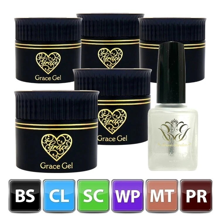 サンディング不要 プレミアムアシッドレスプライマー&グレースジェル超よくばりセット