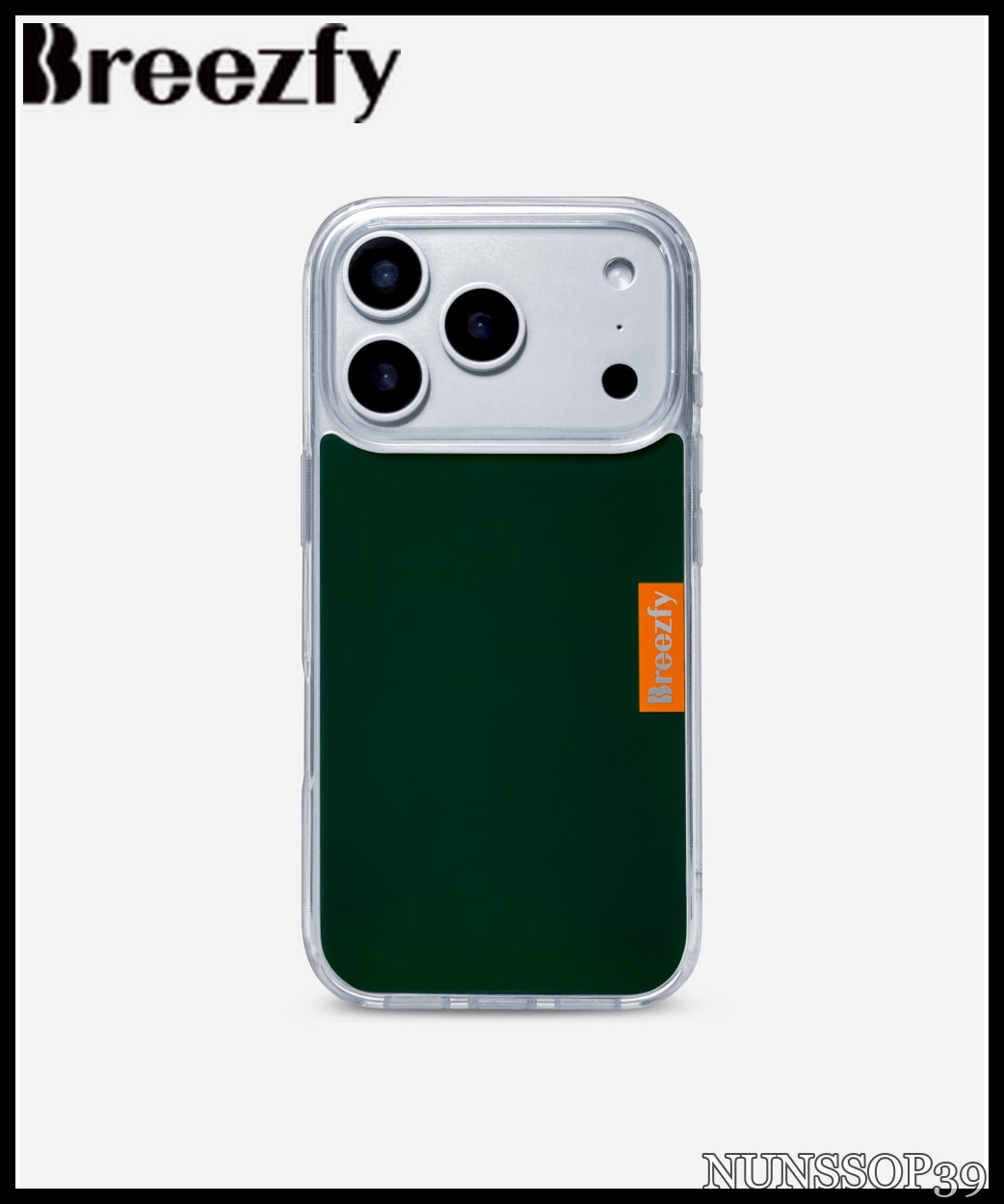 Breezfy DEEP GREEN - Clear Frame