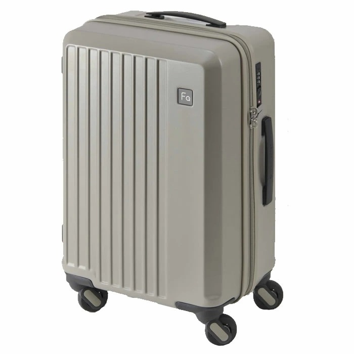 キャリーケース 4輪 軽量 機内持ち込み 約33L 1-250-greige グレージュ