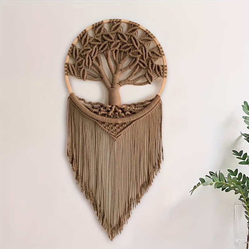 ウォールインテリア 壁掛けインテリア ウォールハンギング ドリームキャッチャー 装飾 デコレーション 手織り ボヘミアン モダン おしゃれ シンプル インテリア