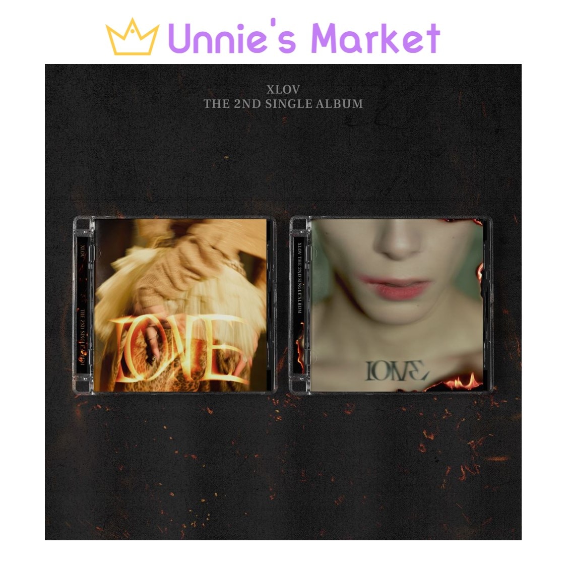 [SET] XLOV [I ONE] 2ND Single Album (I VER. / 1(ONE) VER.)