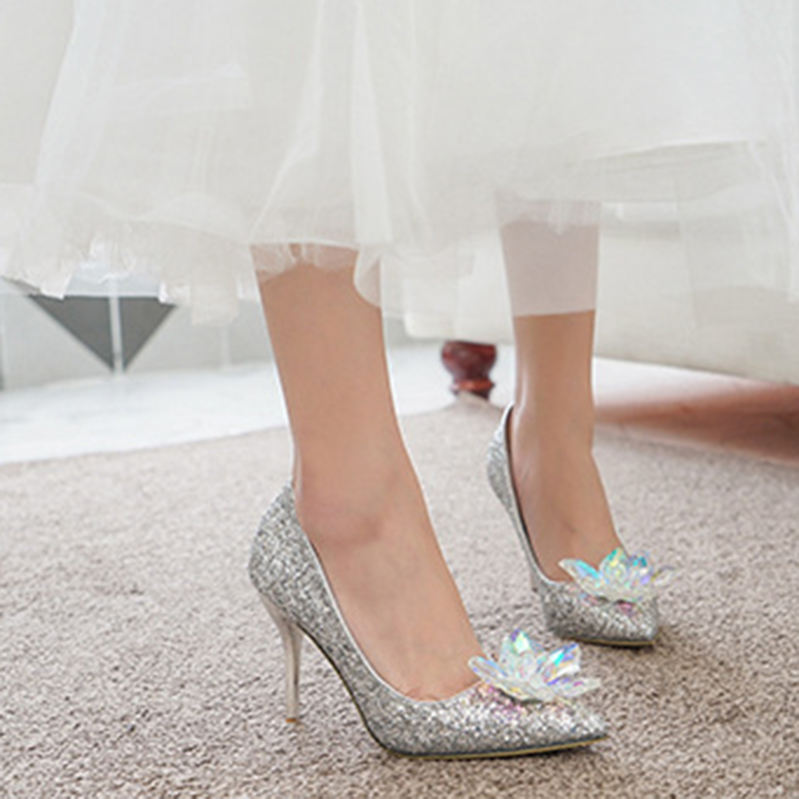 2000円OFFクーポン 3パンプス 痛くない リクルート オフィス フォーマル キラキラ 白 銀 イベント ハイヒール ピンヒール 7/9cm 大きいサイズ 小さいサイズ 長時間 疲れにくい ポイン