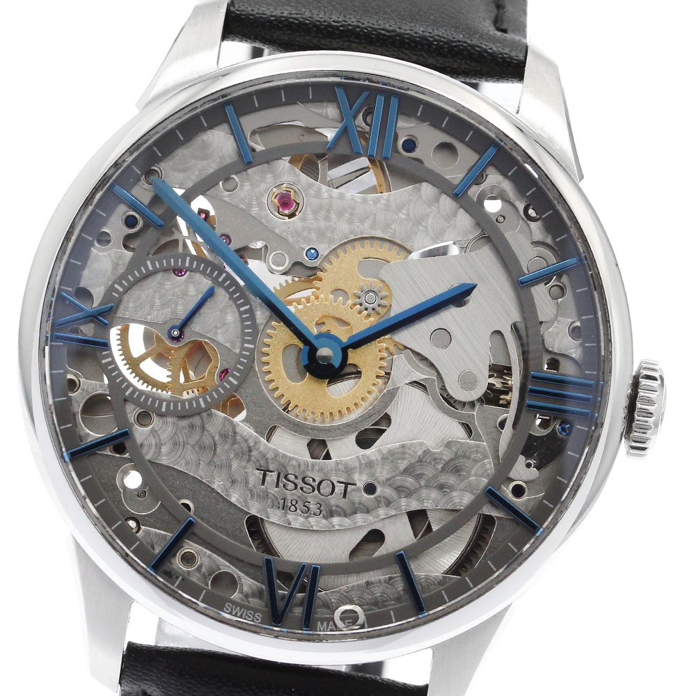 ティソ TISSOT T099405A T-クラシック シュマン・デ・トゥレル 手巻き メンズ 良品 _896869【中古】