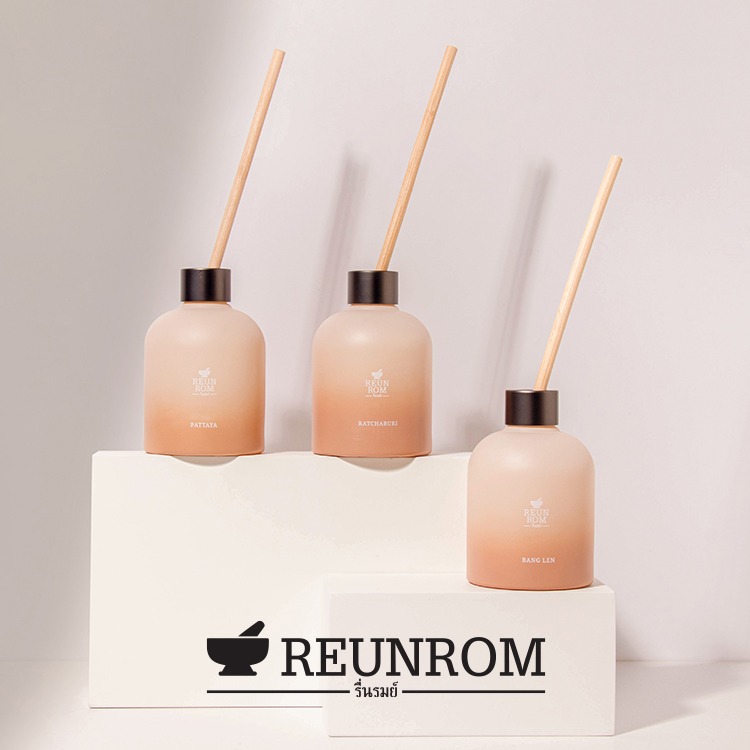 最高級アロマオイル「ルームディフューザー」大容量 200ml バンレンパタヤラチャブリ/REUNROM(レンロン) ヴィーガン処方 スティックルームディフューザー バンレン パタヤ ラチャブリ ア