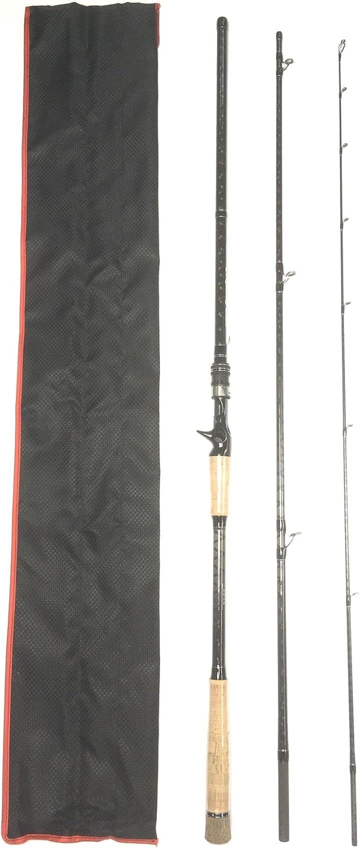 9.6ft 2.9mベイトパックロッド3ピース MH シーバス ルアーロッド ライトショアジギングロッド サーフロッド(ベイトパックロッド3ピースMH, 9.6フィート(2.9m))