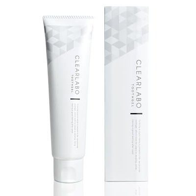 他サイト： CLEARLABO ホワイトニング 歯磨き粉 100g ジェル 大容量 低刺激 黄ばみ はみがき粉 歯周病 口臭 虫歯予防 日本製の商品画像