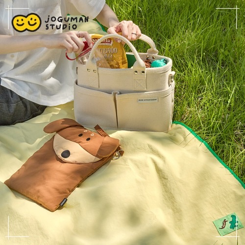 JOGUMAN レジャーシート ブラキオ&ウッディ Throw Away ピクニックマットポーチセット