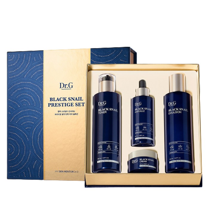ブラック スネイル プレステージトナー + エマルジョン + アンプル + クリームセット