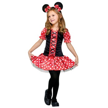 コスプレ 仮装 マウスガール 子供用 S 【 コスプレ 衣装 ハロウィン 仮装 コスチューム 子供 子ども用 こども キッズ パーティーグッズ 】