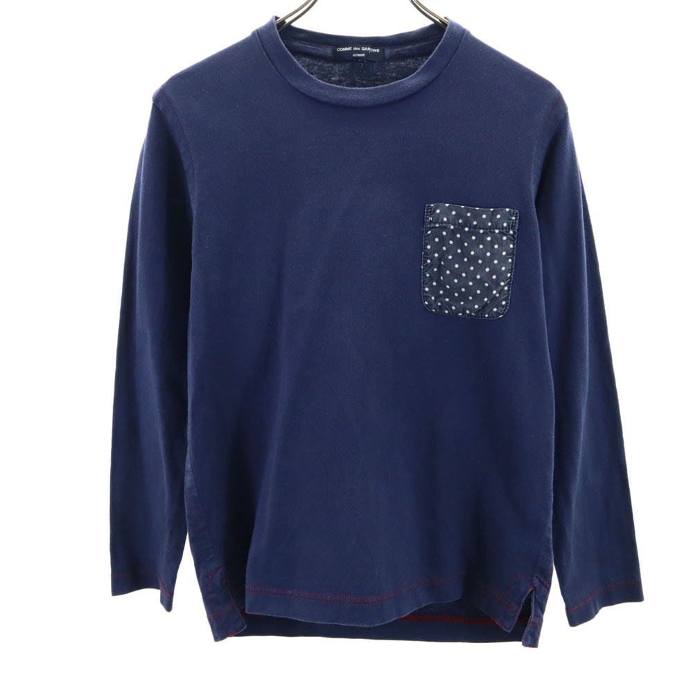 コムデギャルソンオム 2011年 長袖 Tシャツ S ネイビー COMME