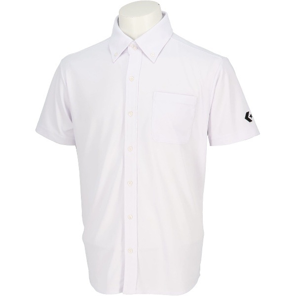 CONVERSE コンバース フルオープンボタンダウンシャツ バスケットボール ポロシャツ CB251551-1100 半袖