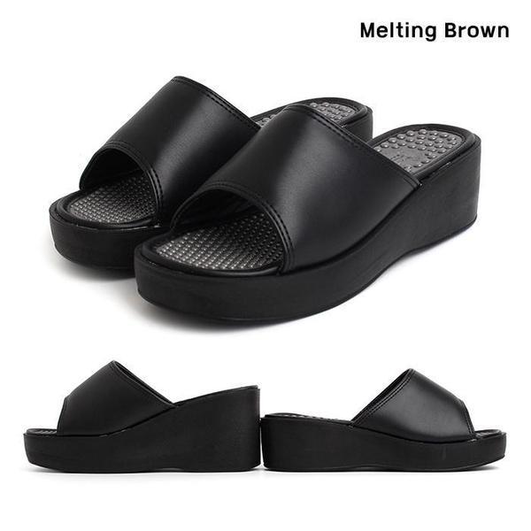 女性カジュアル指圧スリッパ オフィススリッパ 2種