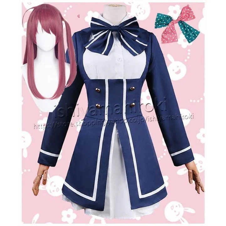 沸騰 ゾンビランドサガ 風 源さくら コスプレ衣装 ウィッグ 制服 コスチューム 日常服 アニメ ゲーム ハロウィン 変装 クリスマスの新作仮装