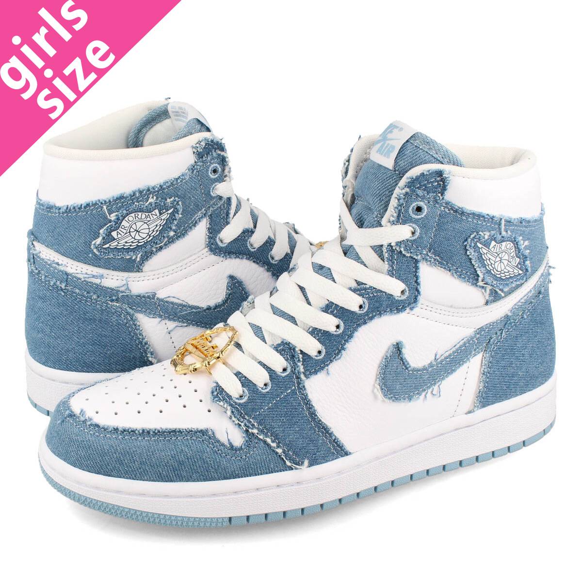 【在庫有】 AIR WMNS NIKE JORDAN 【DENIM】 GOLD BLUE/METALLIC WHITE/WORN OG HIGH RETRO 1 カジュアル 【在庫有】 AIR WMNS NIKE JORDAN 【DENIM】 GOLD BLUE/METALLIC WHITE/WORN OG HIGH RETRO 1 カジュアル