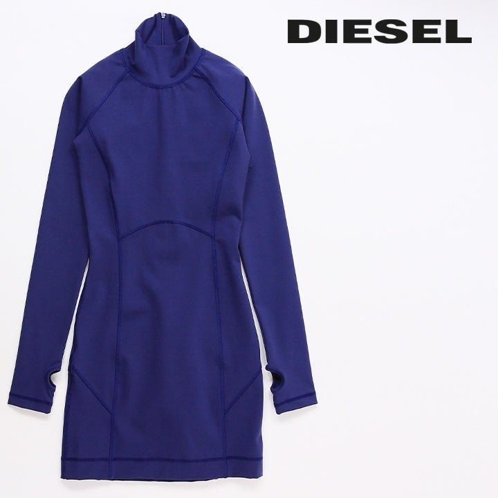 ジャージーミニワンピース レディース D-KON ハイネック スーパーストレッチ die-l-t-e8-323