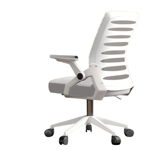 パソコンチェア オフィスチェア 学習椅子 人間工学設計 跳ね上げ式アームレスト 通気性 メッシュチェア 事務椅子 デスクチェアチ 360度回転 回転椅子 いす