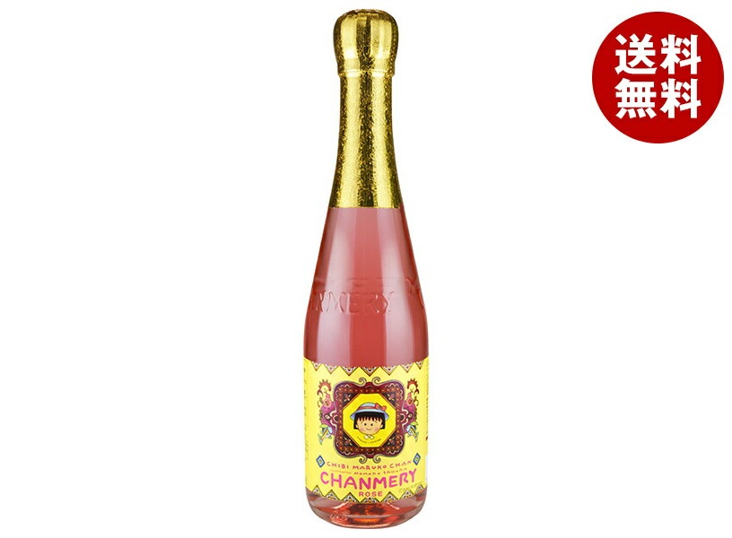 木村飲料 ちびまる子ちゃんシャンメリー ロゼ 360ml瓶×12本入×(2ケース)