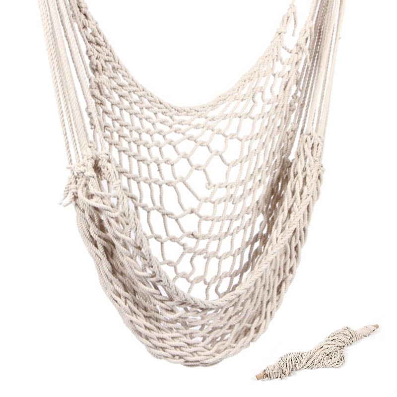 ハンモックチェア ロープチェア ハンギング 吊り椅子 スイングハンモックチェア 屋内と屋外 折りたたみ 軽量 携帯便利 学生寮ルームベッド ルームハンモック