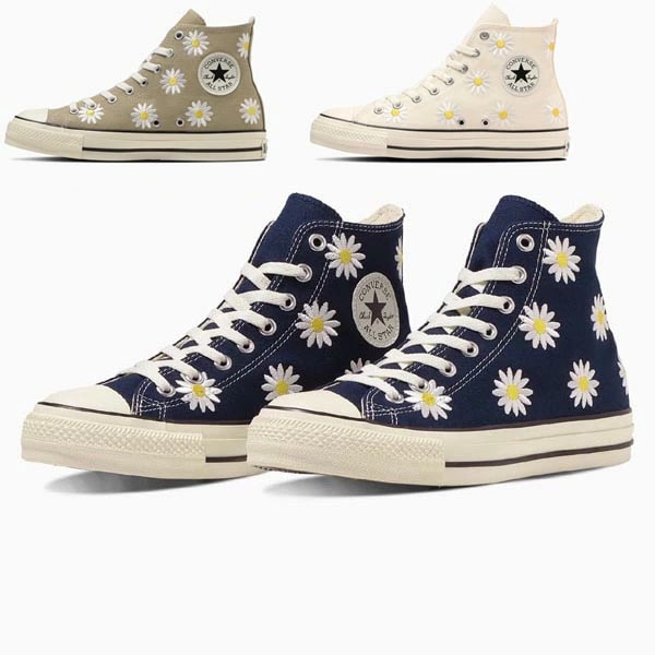 オールスター (R) デイジーフラワー ハイカット r DAISYFLOWER hi レディース 31311230 花刺繍 スニーカー
