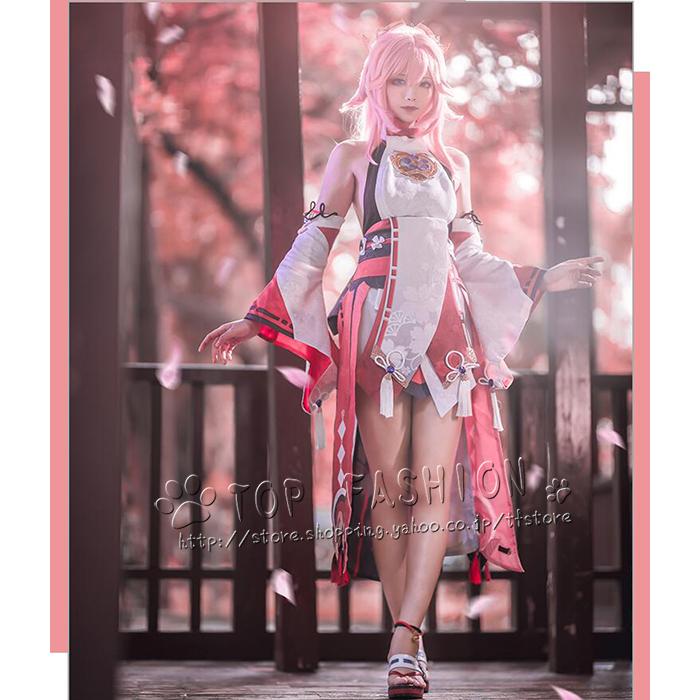 原神project（げんしん）Genshin Impact 八重神子（やえみこ） コスプレ 仮装 変装 Cosplay 学園祭 舞台服 演出服 クリスマス コスプレ衣装
