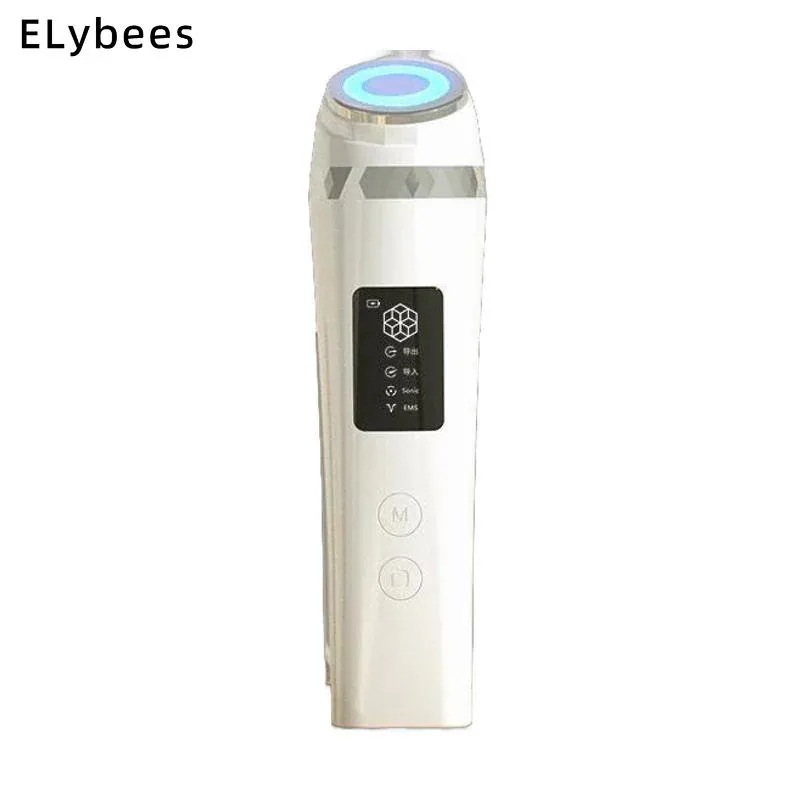 RealBubee 超音波導入器 ホーム美容器具 フェイシャルマッサージ 毛穴クリーニング フェイシャルディープクレンジング リフティングと引き締め レッドブルーライト レッドブルーライト導入器