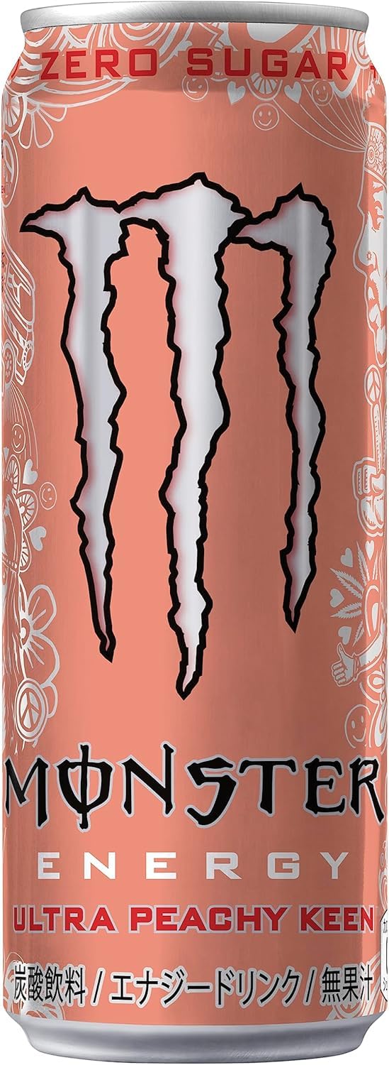 アサヒ モンスター ウルトラ ピーチーキーン ゼロシュガー 355ml 缶 24本×2ケース (48本)