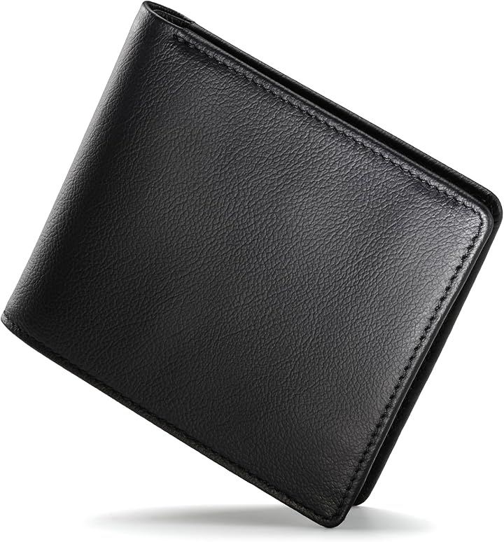 二つ折り メンズ 財布 本革匠の技日本製 大容量 カード 2つ折り財布 たつのレザー 国内生産 スムースレザー 父の日 (ブラック, コンパクト)